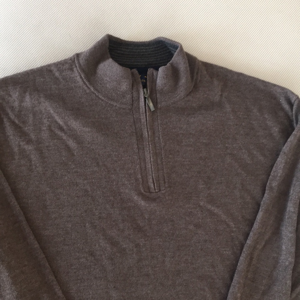 Club Room heather brown sweater - never worn